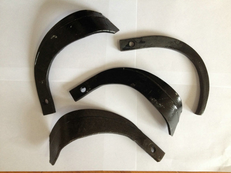 Spring steel 65MN Rotary Tiller Blade For Dry Land 0.45kg - 0.6kg