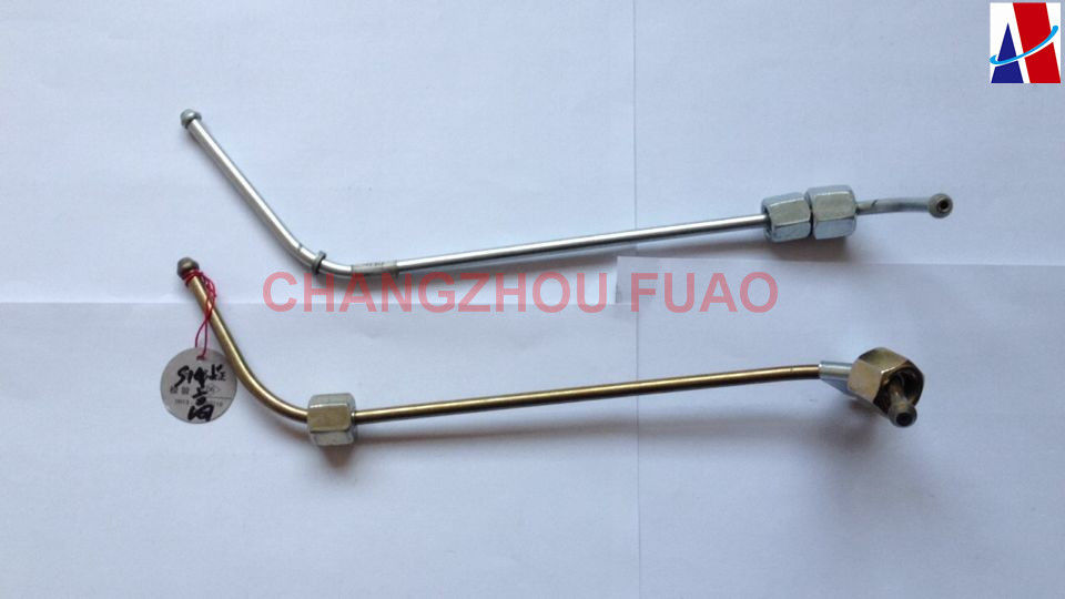 High Pressure Pipe of S195 Diesel Engine Copper material Yellow color